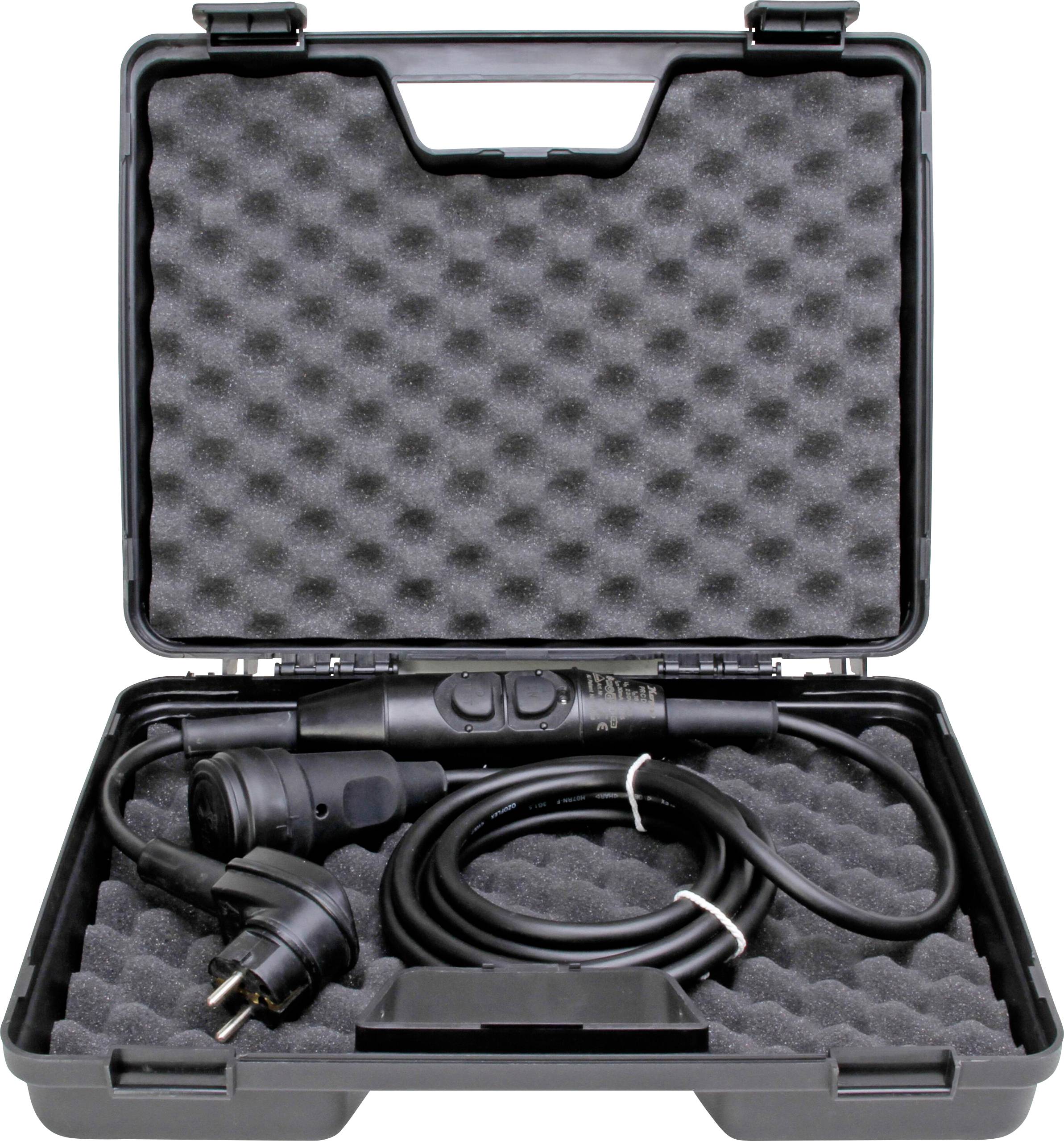 Kopp 141816016 RCCB cable extension PRCD-S 230 V Black IP44-0