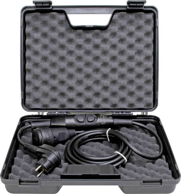Kopp 141816016 RCCB cable extension PRCD-S 230 V Black IP44