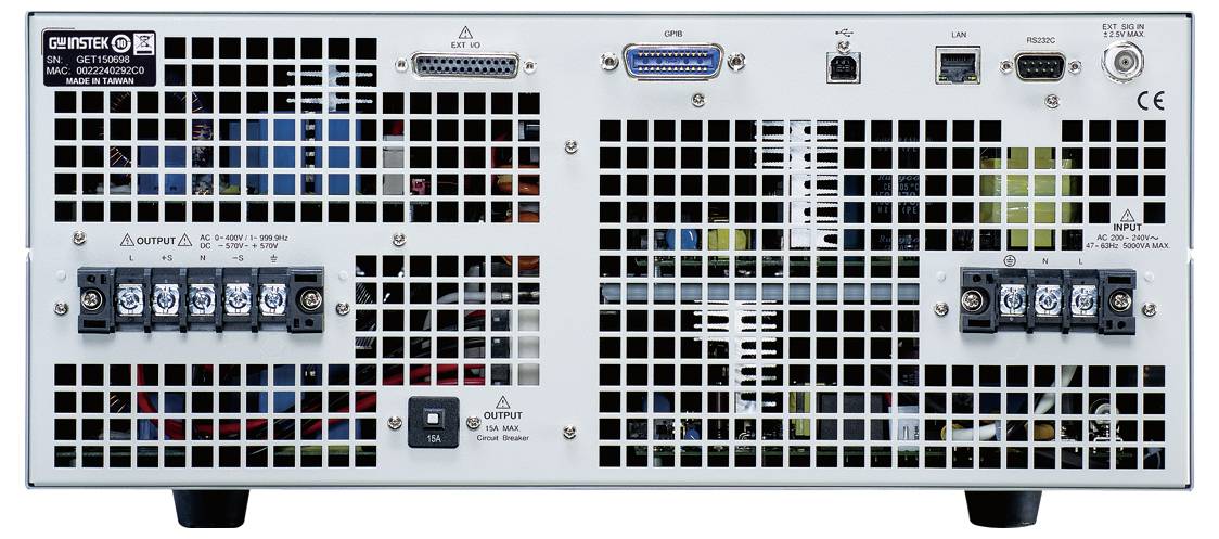 GW Instek ASR-3400 programmierbares AC/DC-Netzteil mit Universalsteckdose Bench PSU (adjustable voltage) 4000 VA USB , L-2