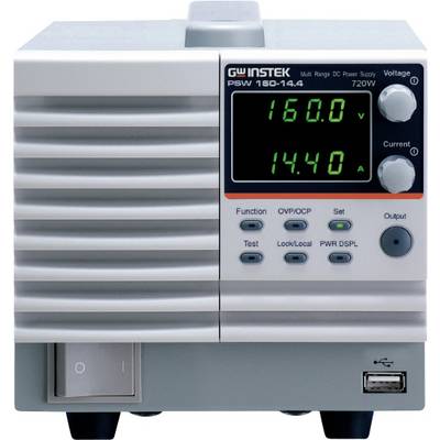 GW Instek PSW 160-14.4 Multi-Range-Schaltnetzteil Bench PSU (adjustable voltage) 0 - 160 V 0 - 14.4 A 1080 W LAN, USB re-0