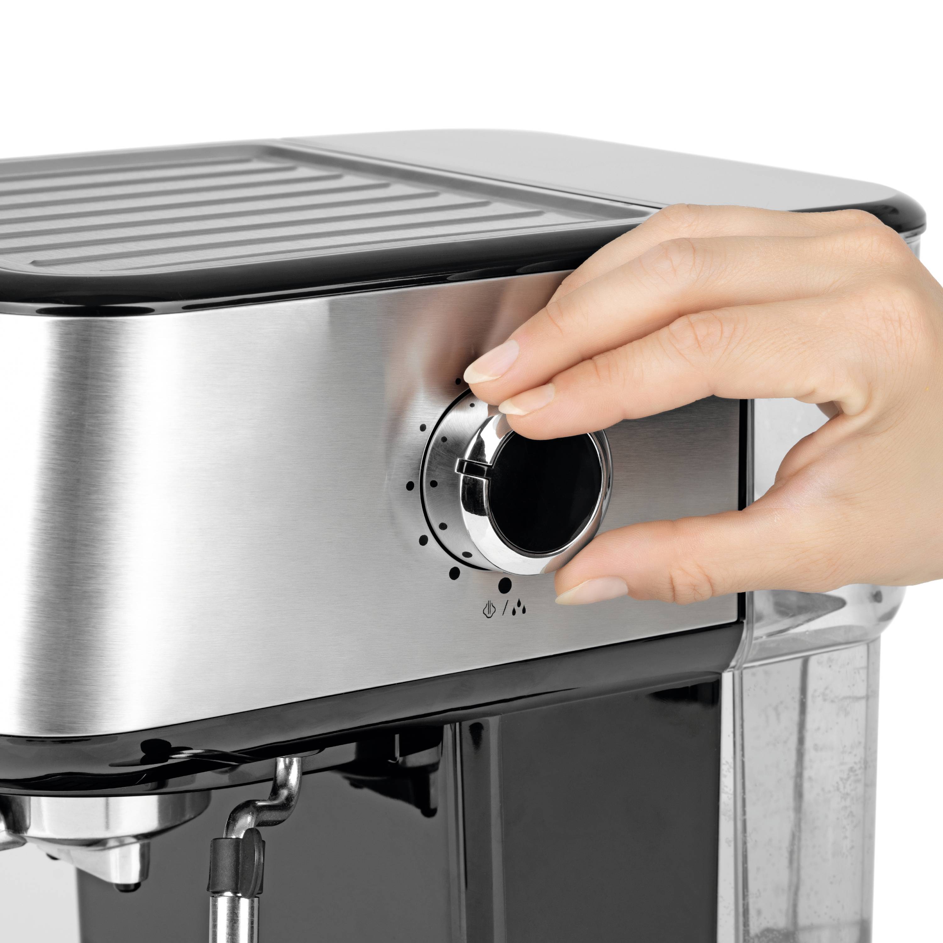 BEEM 05025 Espresso machine with sump filter holder Black, Silver 1100 W-5