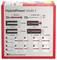 'HybridPower 10x90 T' package with diagrams showing installation steps for fixing screws into different materials.