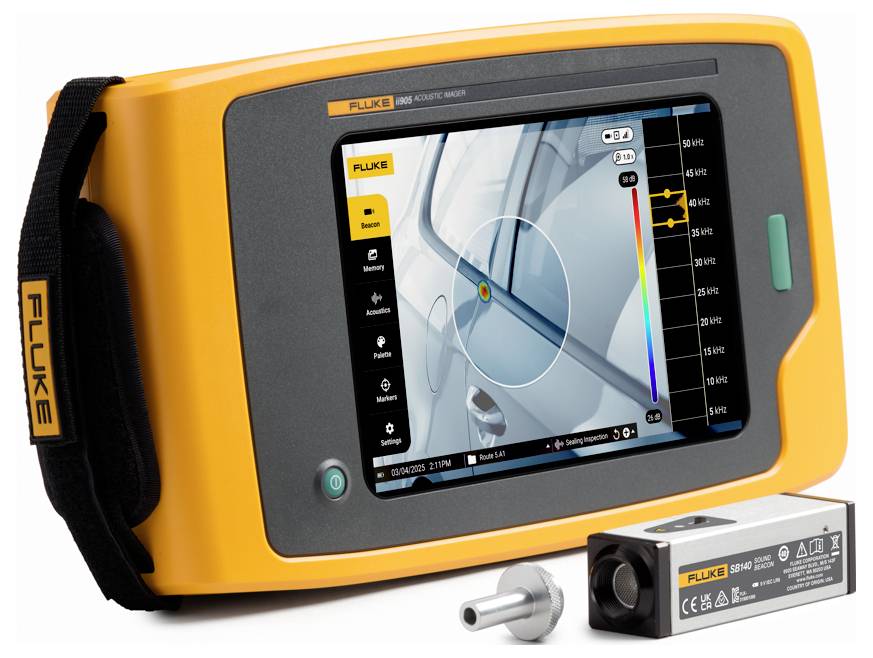Fluke Acoustic camera Colour display FLK-II905/SB140/FPC3 15.4 - 115.2 dB 2 Hz - 52 Hz USB-C, Wi-Fi-0