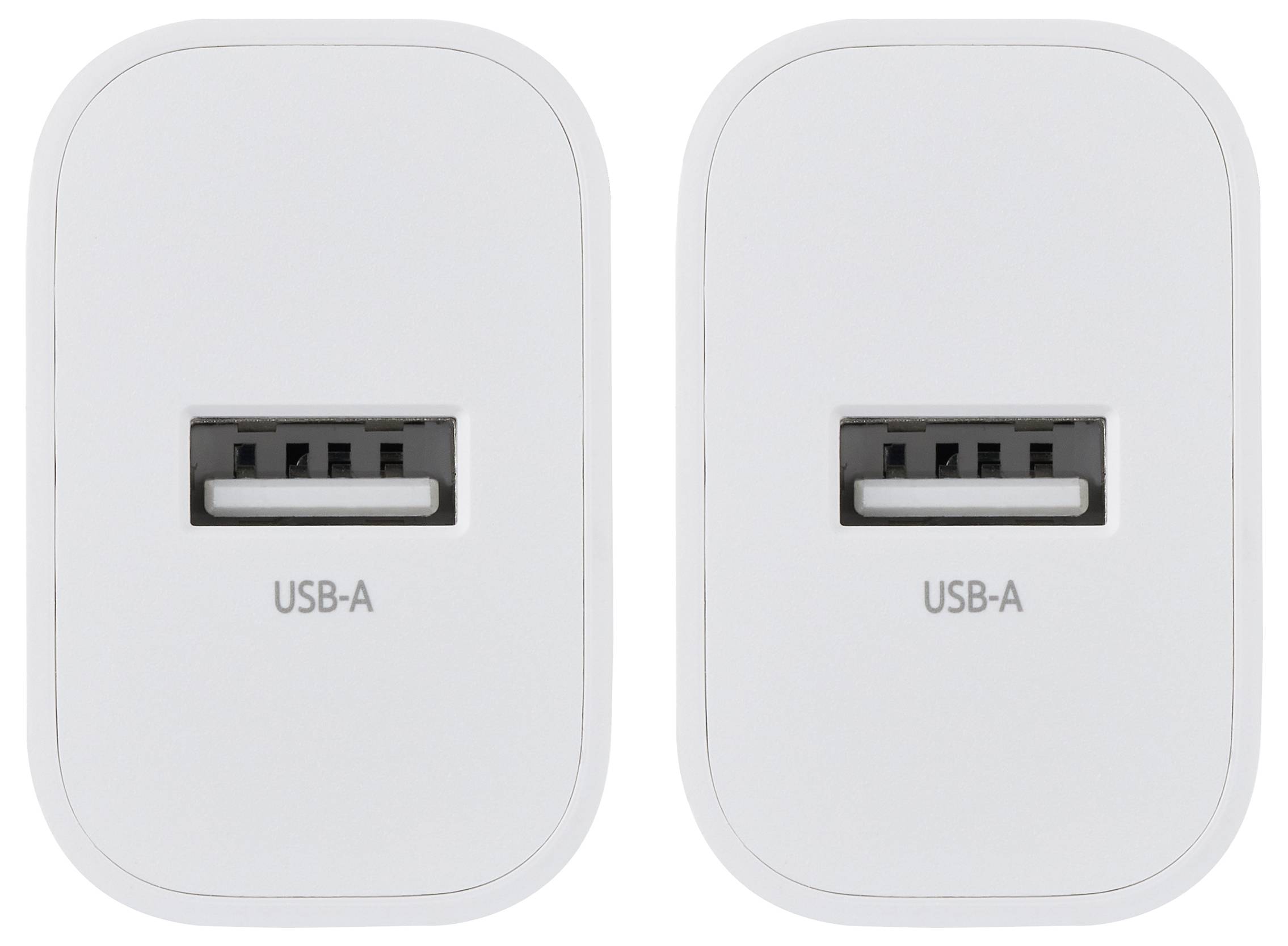 Intenso W5A white double pack USB-C adapter 5 W USB-A White Mains socket-2