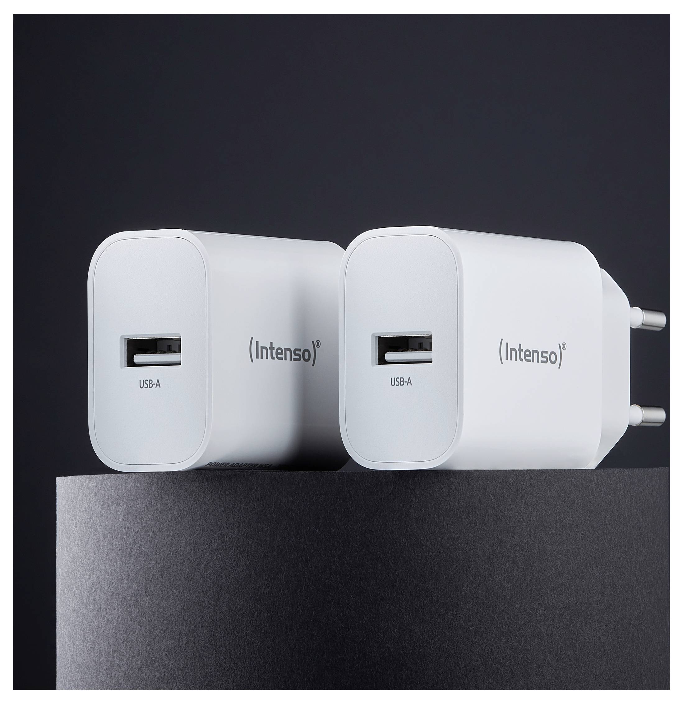Intenso W5A white double pack USB-C adapter 5 W USB-A White Mains socket-4