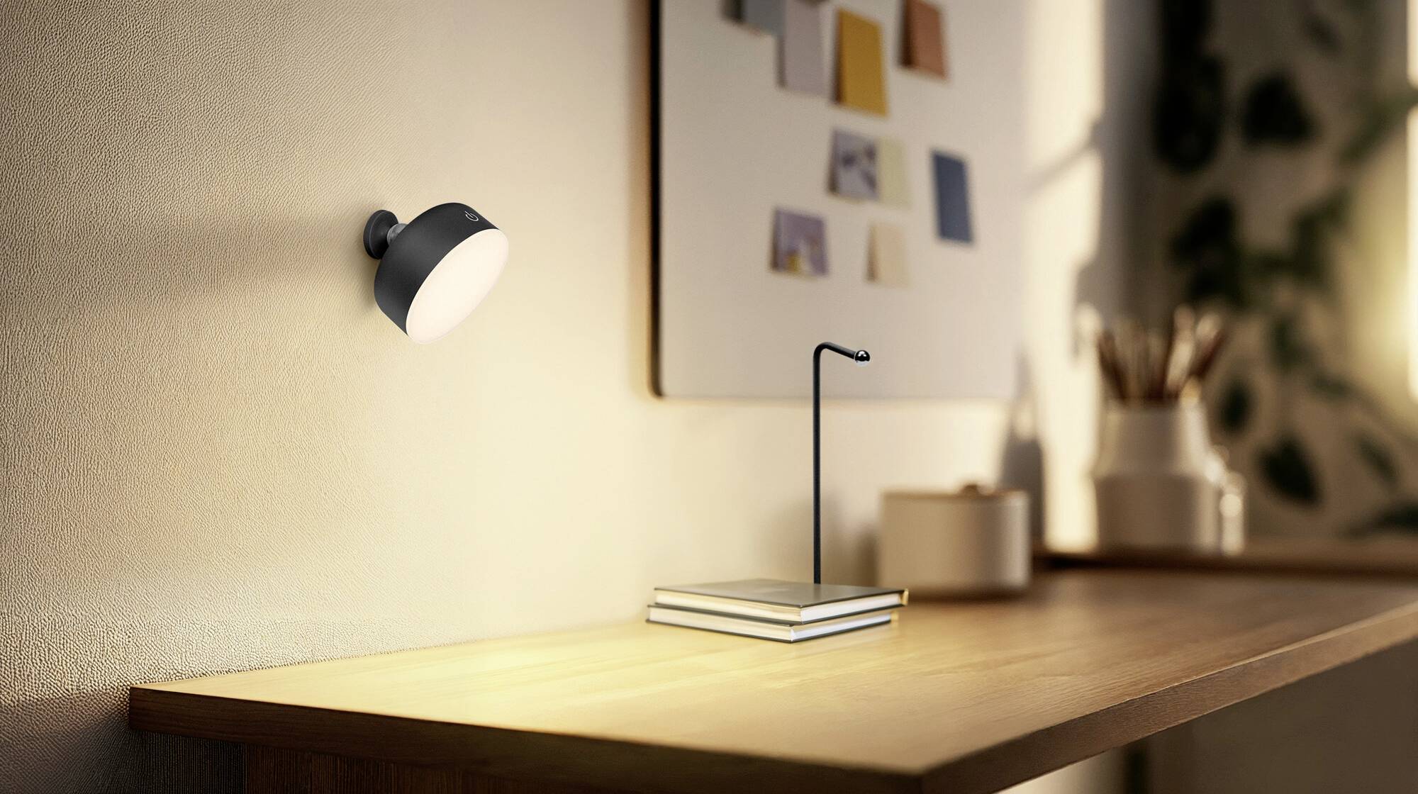 OSRAM HOMELIGHTING DECOR HELPER GADGET 830 USB Black 4058075849242 Wall light 1.80 W Black-3