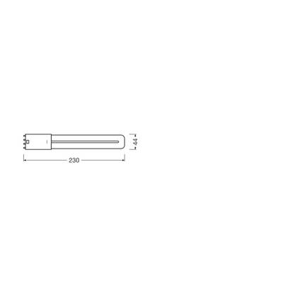 OSRAM HOMELIGHTING 4099854501852 LED tube EEC E (A - G) 2G11 8 W Daylight white 1 pc(s)-1