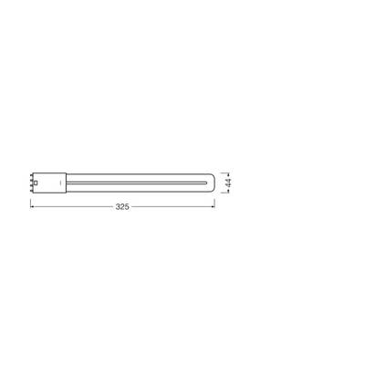OSRAM HOMELIGHTING 4099854501913 LED tube EEC E (A - G) 2G11 Fluorescent tube 12 W Daylight white 1 pc(s)-1