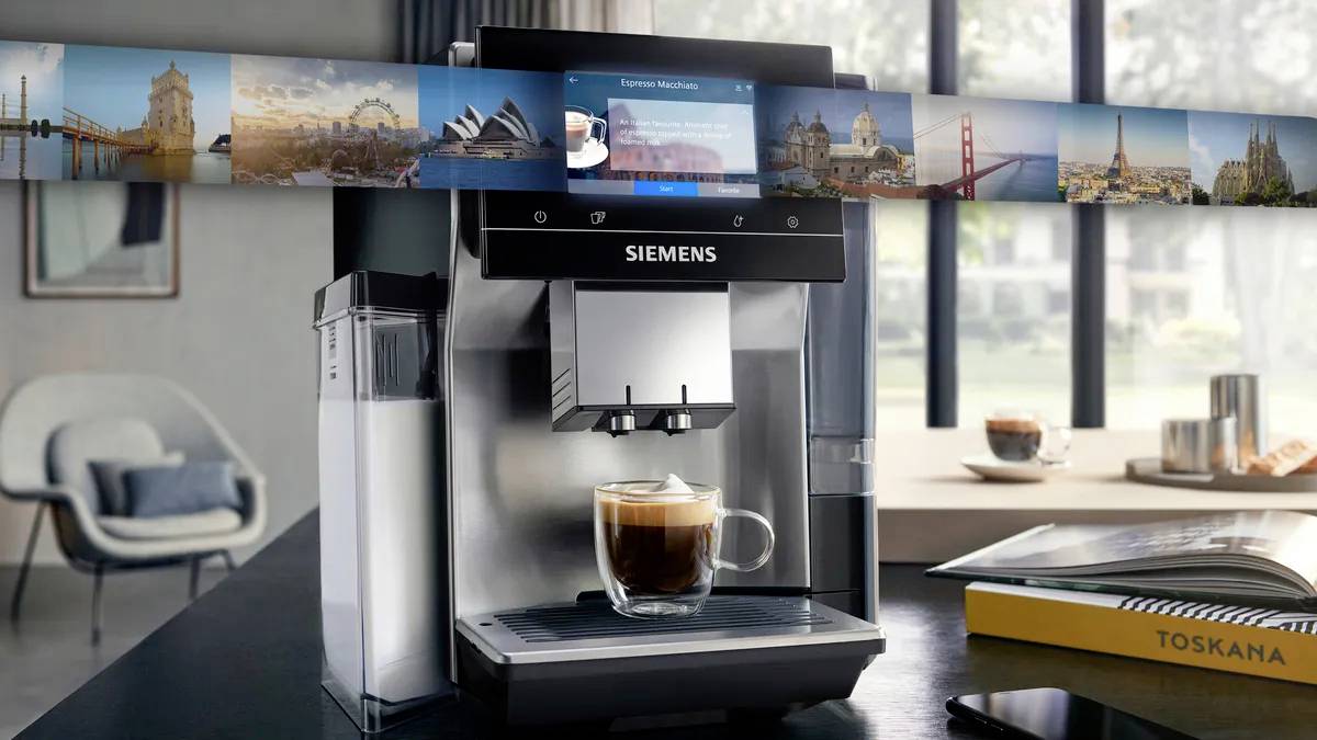 Siemens EQ700 integral TQ717D03 Coffee maker Black, Stainless steel-2