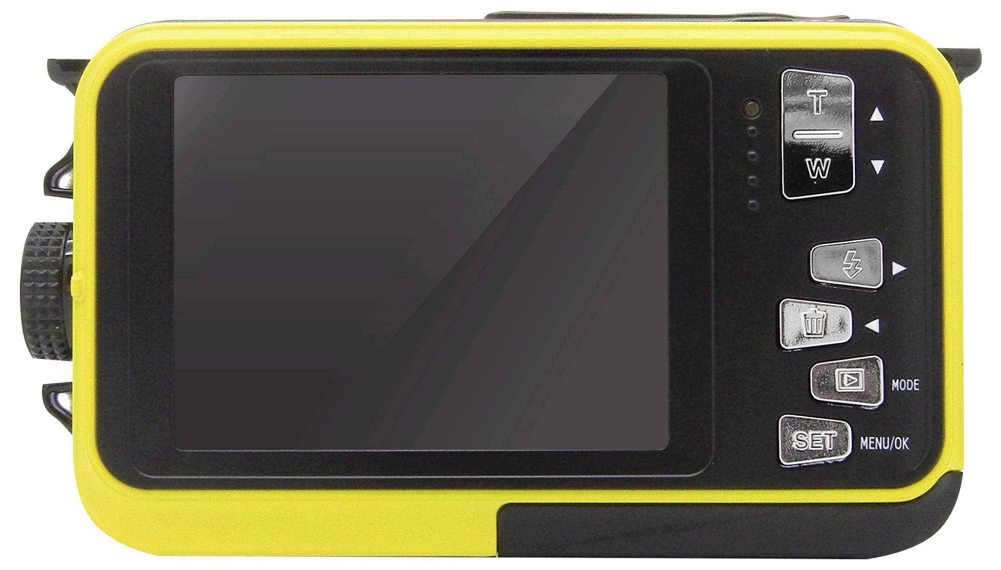 Easypix W3027-Y Wave Yellow Digital camera 30 MP Yellow Battery, Camera bag Image stabiliser, Full HD Video, Built-in fl-2