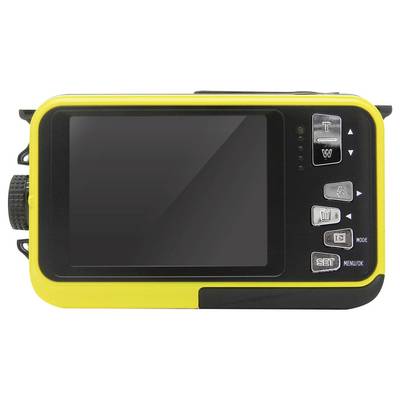 Easypix W3027-Y Wave Yellow Digital camera 30 MP Yellow Battery, Camera bag Image stabiliser, Full HD Video, Built-in fl-2