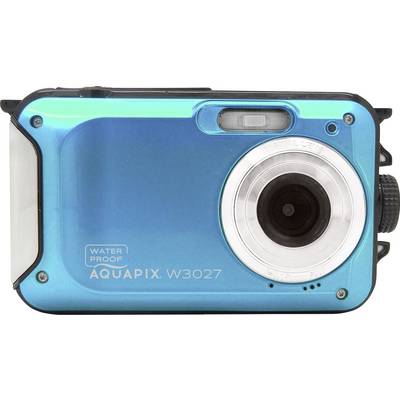 Easypix W3027-I Wave Iceblue Digital camera 30 MP Blue-ice blue Battery, Camera bag Image stabiliser, Full HD Video, Wat-0