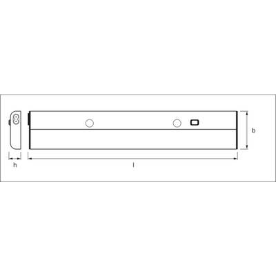 LEDVANCE Linear LED Flat Eco 6W 830 LED plinth lighting LED (monochrome) 6 W-3