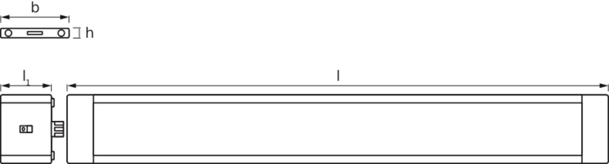 LEDVANCE Cabinet LED Slim Sensor 300mm Two Light LED plinth lighting (+ motion detector) LED (monochrome) White-3