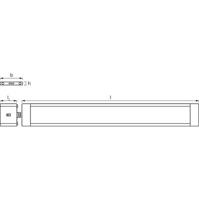 LEDVANCE Cabinet LED Slim Sensor 300mm Two Light LED plinth lighting (+ motion detector) LED (monochrome) White-3