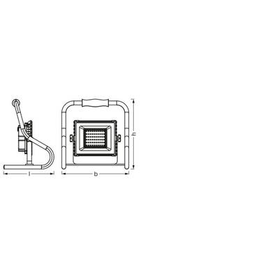OSRAM HOMELIGHTING LED Worklight Battery R-Stand 20W 4000K LED cordless industrial light 20 W 4099854430312-3