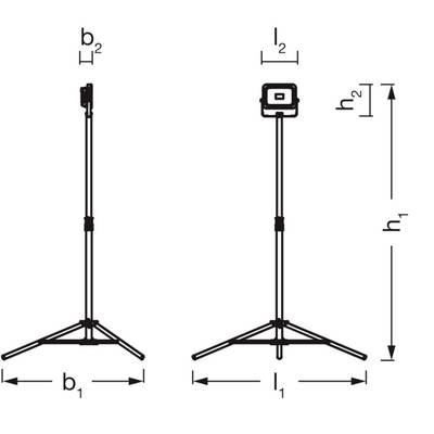OSRAM HOMELIGHTING LED Worklight Value Tripod Battery 1x20W 865 Industrial light-3