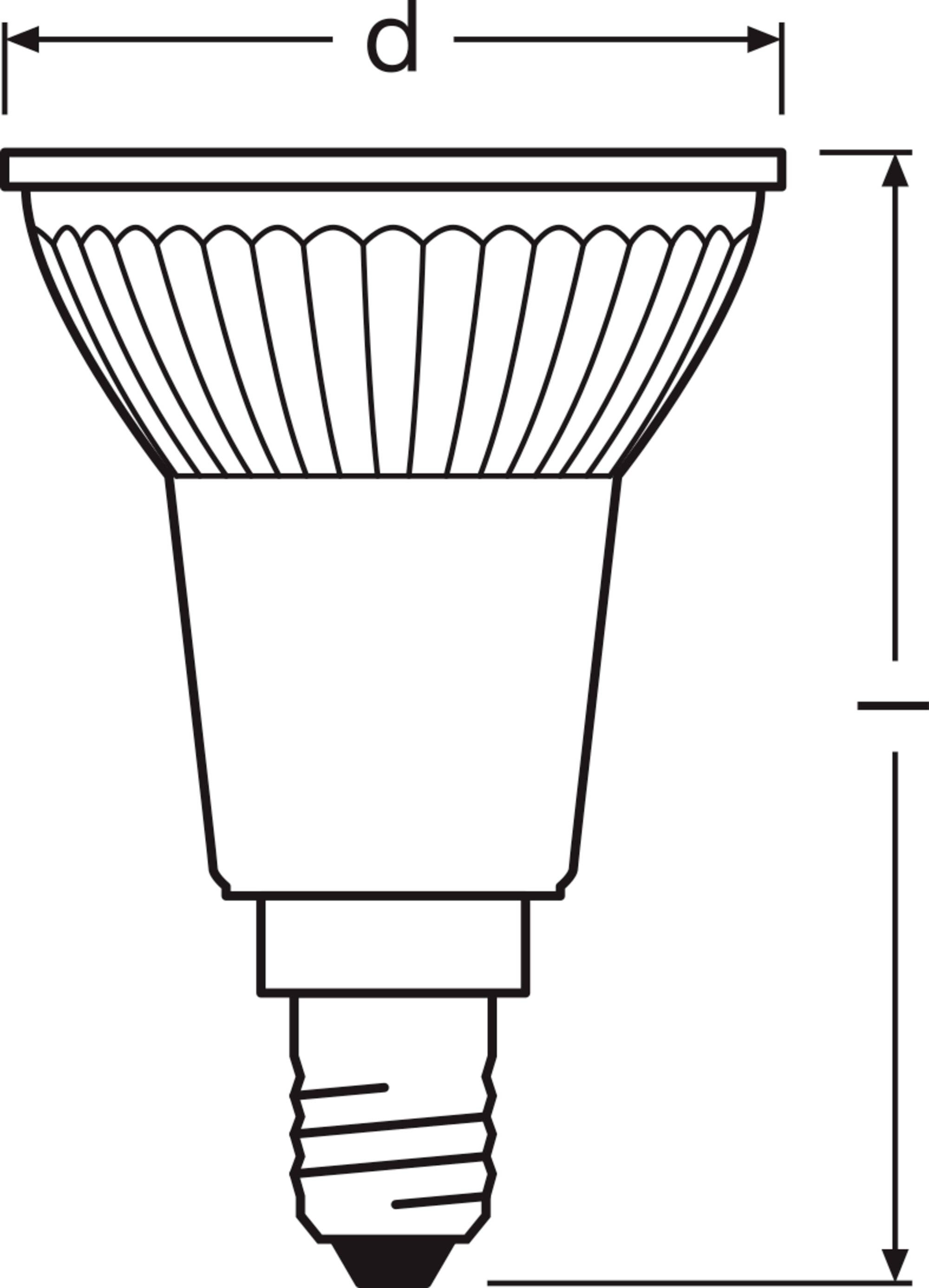 OSRAM HOMELIGHTING 4099854458705 LED reflector lamp EEC E (A - G) E14 Par 16 3.7 W Warm white (Ø x H) 50.00 mm x 50.00 m-3