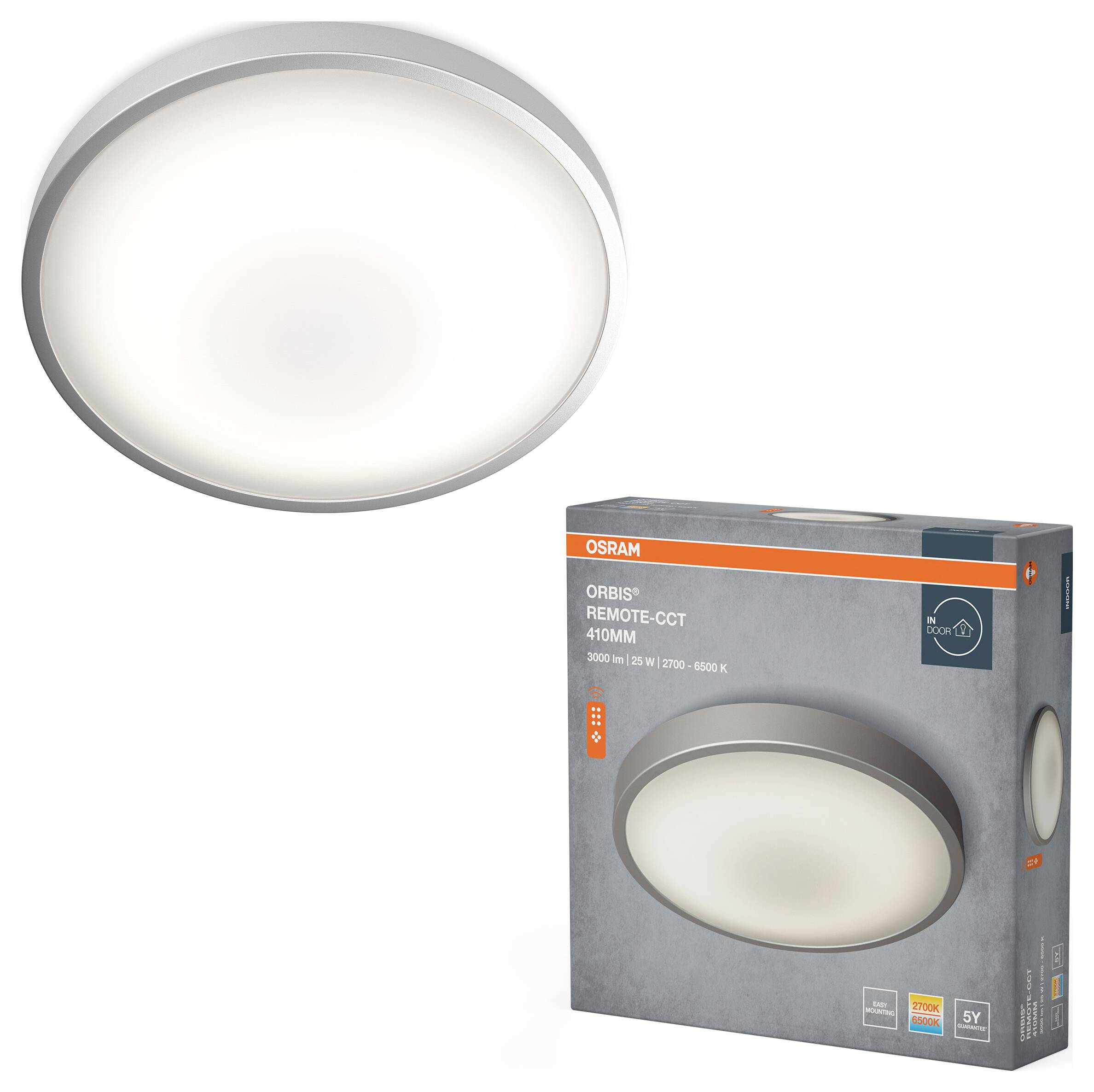 OSRAM HOMELIGHTING Orbis Remote-CCT 410mm 25W 4099854446931 LED outdoor wall light LED (monochrome) Built-in LED 25.00 W-1