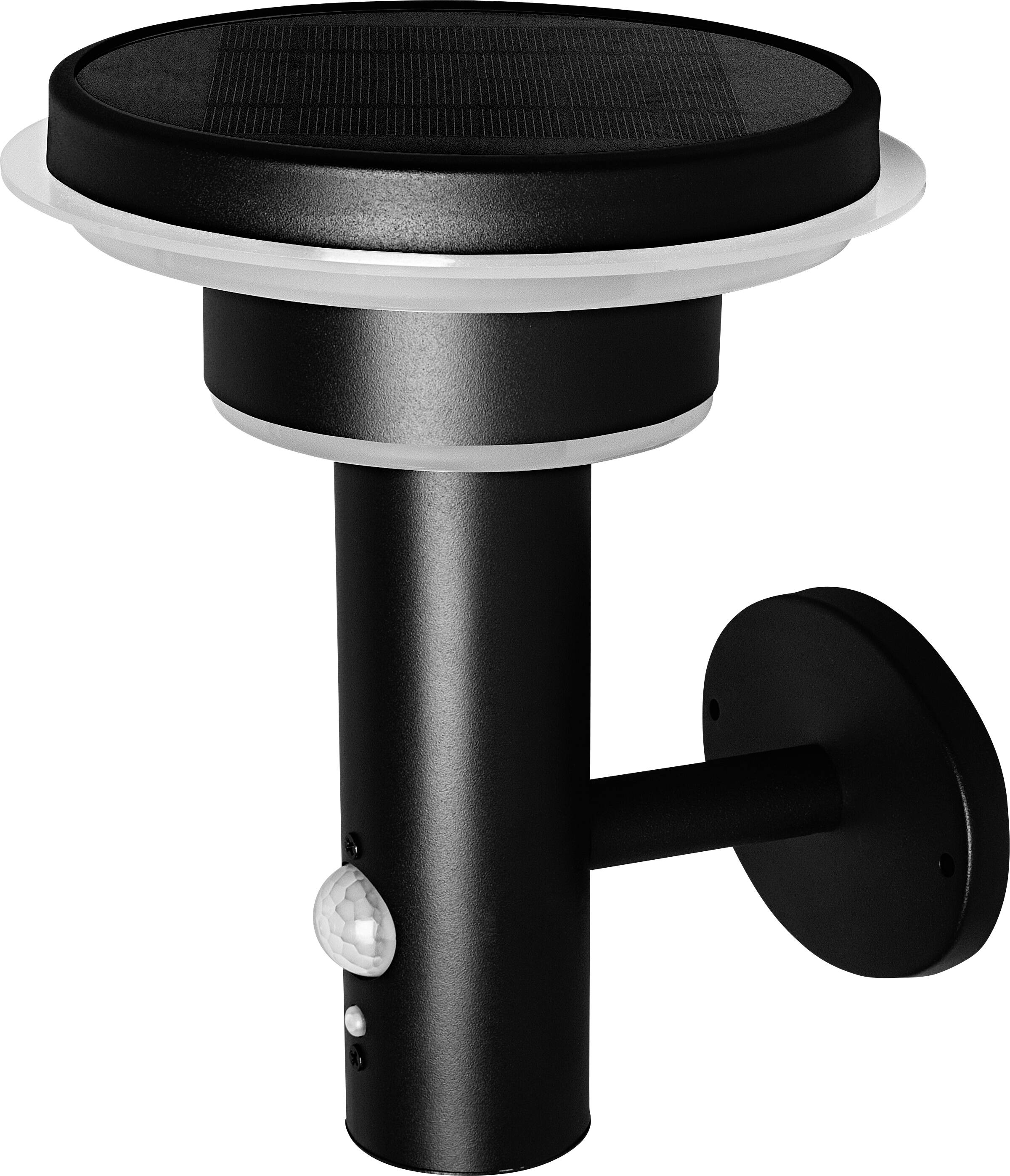 OSRAM HOMELIGHTING ENDURA Style Solar Wall Sensor Double Circle 6W Black 4099854455506 LED outdoor wall light LED (monoc-0
