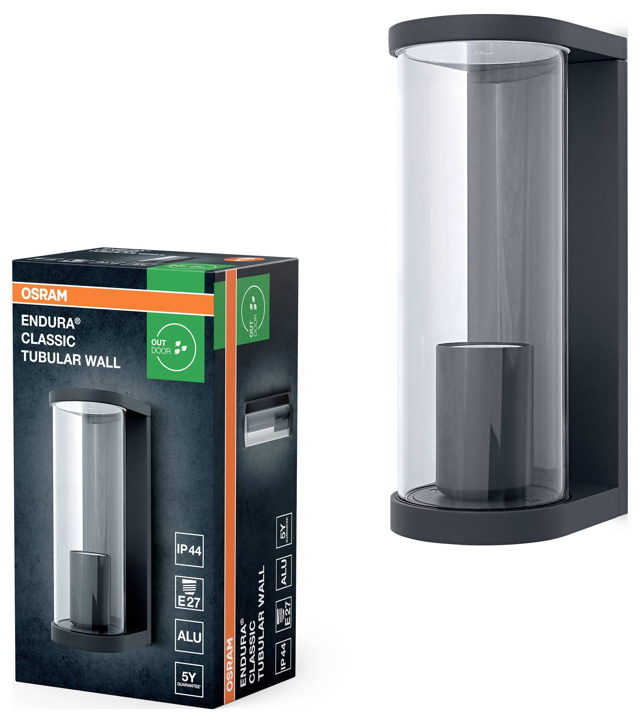 OSRAM HOMELIGHTING ENDURA Classic Tubular Wall E27 4099854452499 LED outdoor wall light LED (monochrome) E-27-1