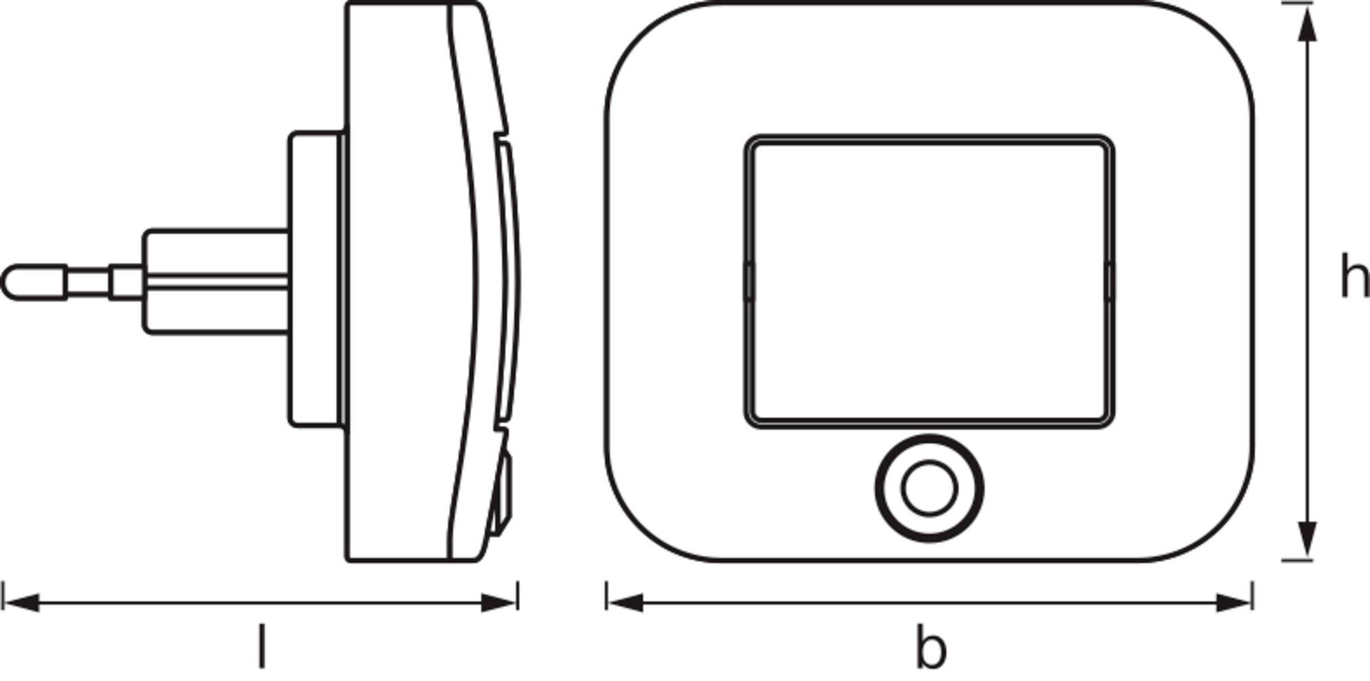 OSRAM HOMELIGHTING Lunetta Hall Sensor White 4099854532153 LED night light-4