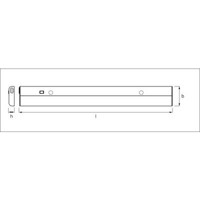 OSRAM HOMELIGHTING Linear LED Flat Sensor 12W 3000K LED plinth lighting (+ motion detector) LED (monochrome) 12 W-5