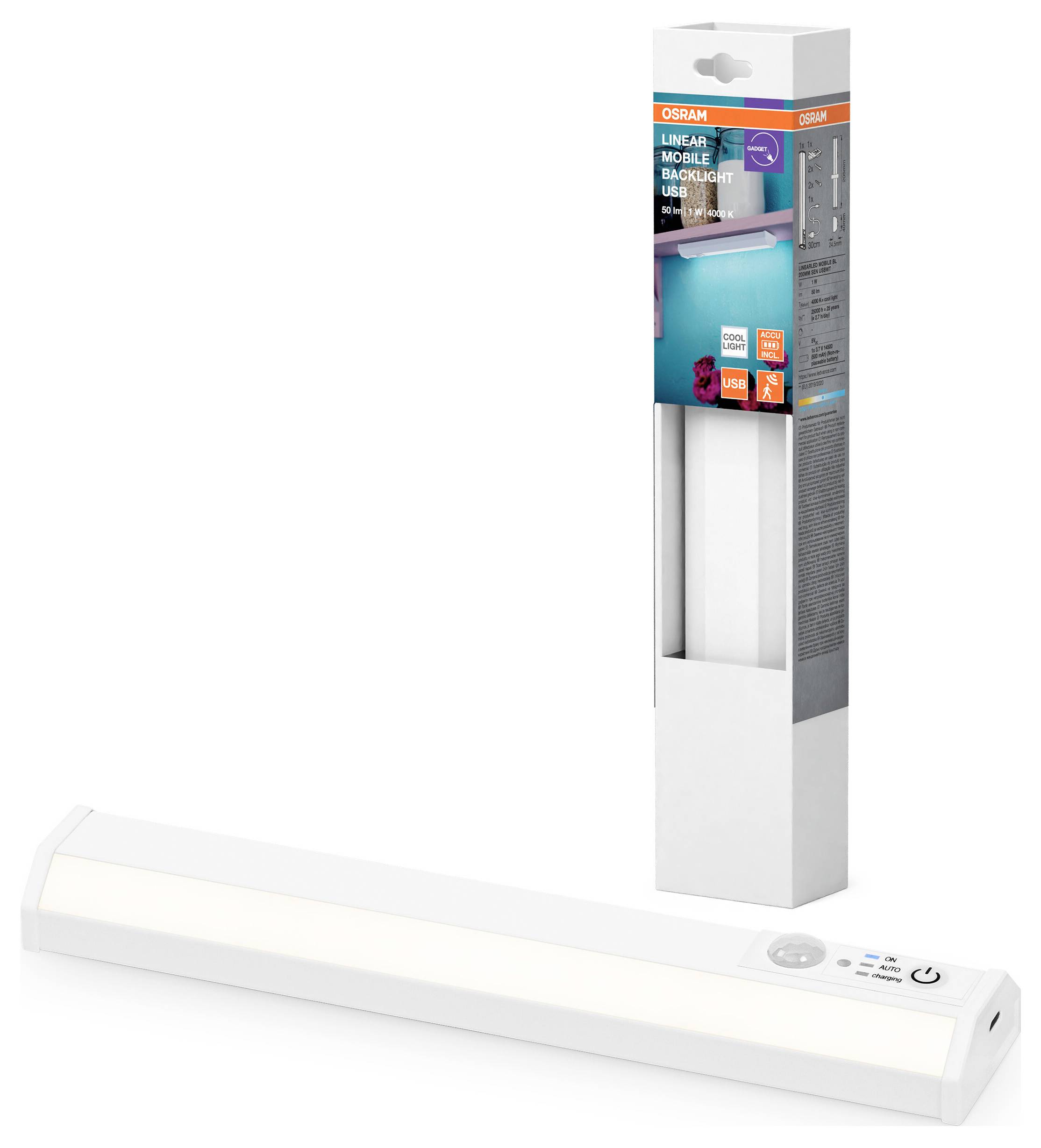 OSRAM HOMELIGHTING Linear LED Mobile Backlight sensor 200mm LED plinth lighting (+ motion detector)-1