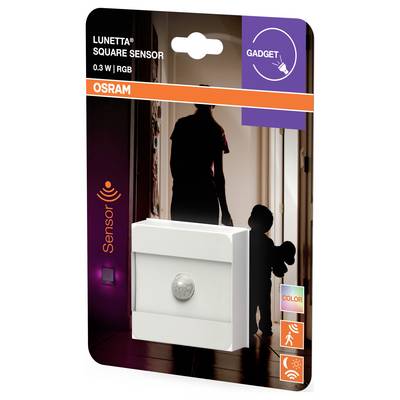 OSRAM HOMELIGHTING Lunetta Square Sensor RGB White LED plinth lighting (+ motion detector) LED (monochrome) RGB-2