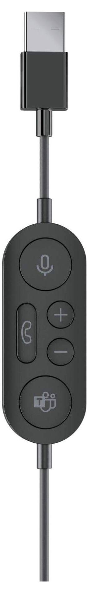 Incase Modern USB Headset On-ear headset Corded (1075100) Black Microphone noise cancelling Headset, Volume control, Mic-4