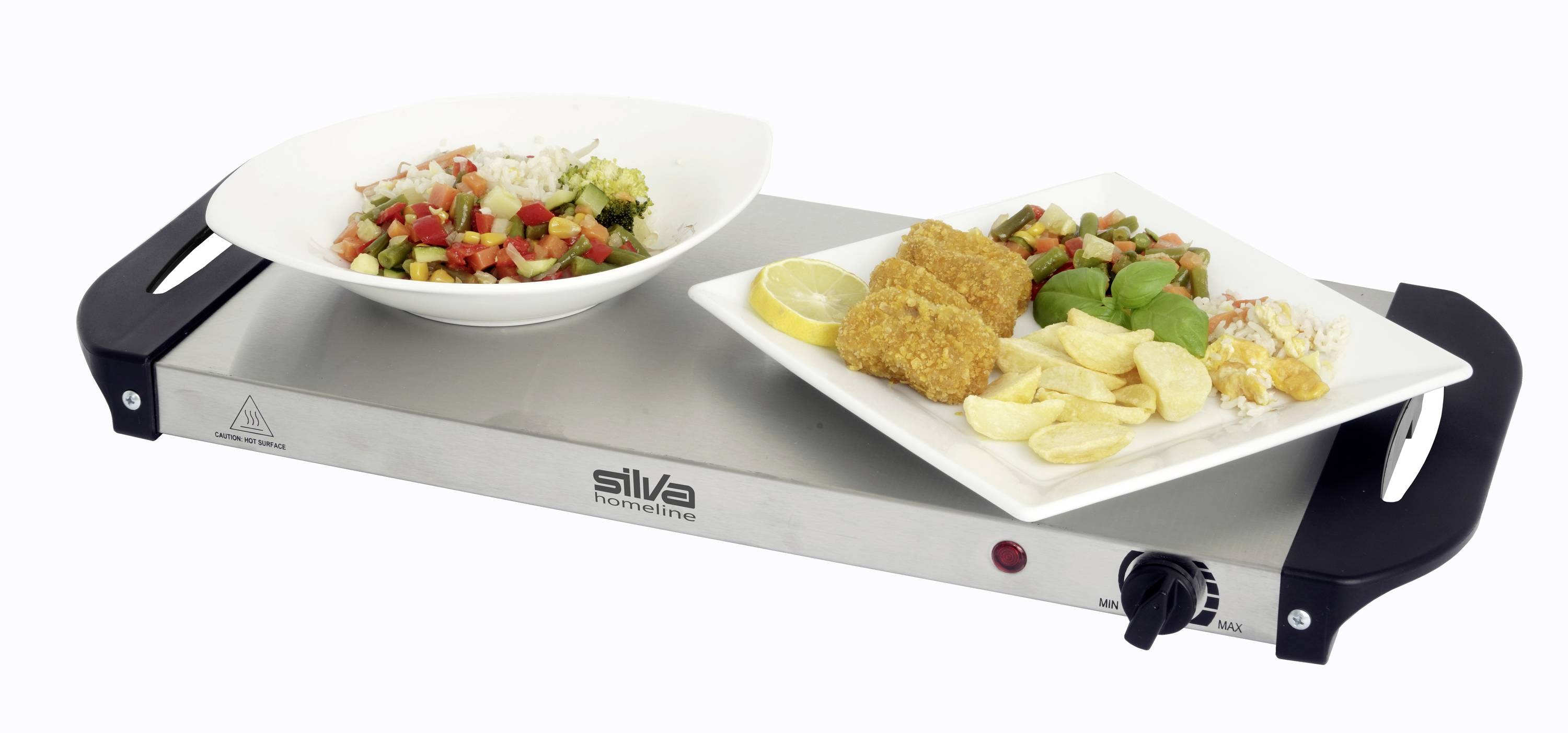 Silva Homeline SH 4.1 425009 Buffet warmer Stainless steel, Black-4