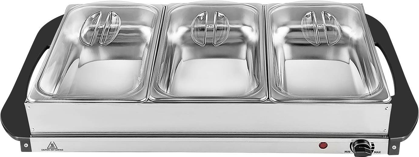Silva Homeline SH 4.1 425009 Buffet warmer Stainless steel, Black-0
