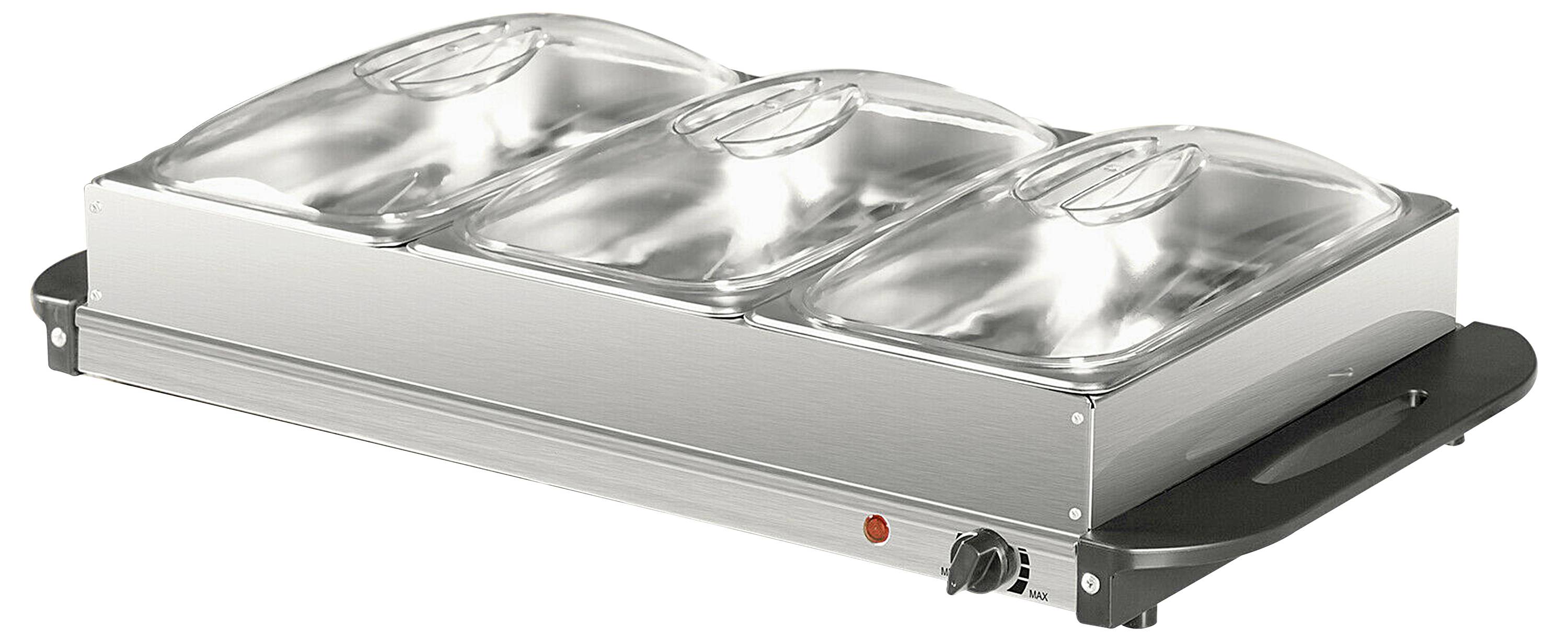 Silva Homeline SH 4.1 425009 Buffet warmer Stainless steel, Black-1