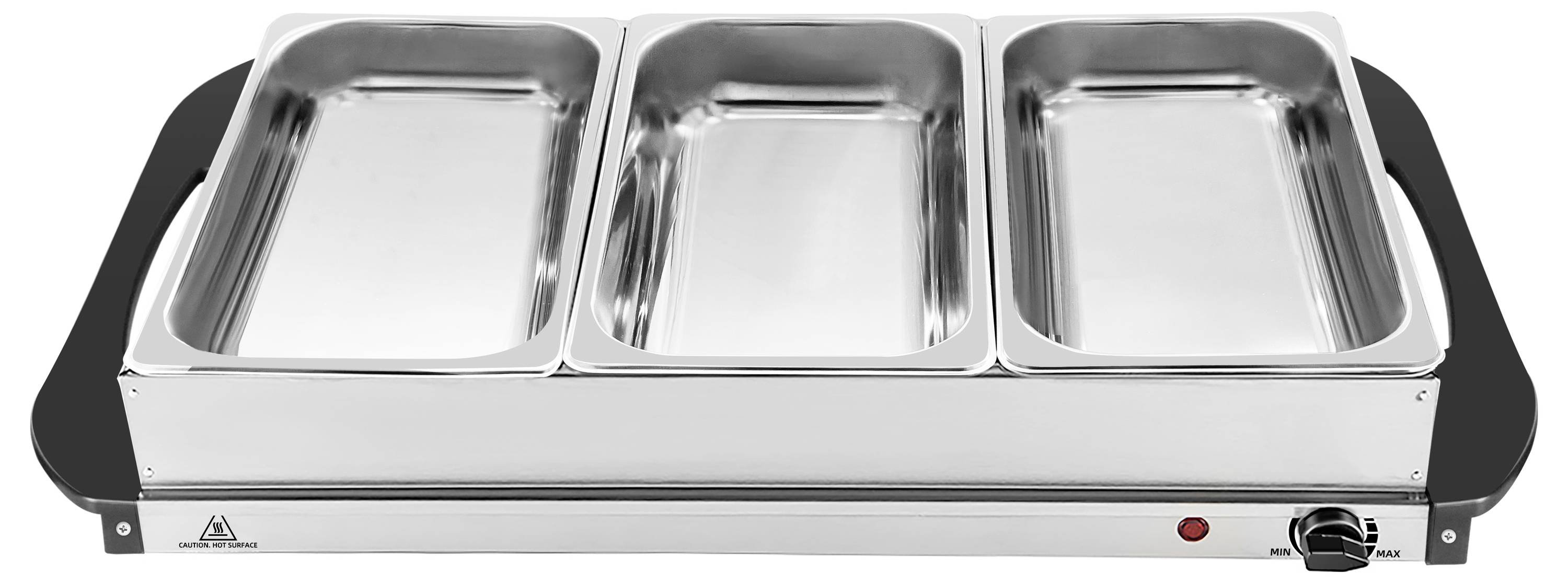 Silva Homeline SH 4.1 425009 Buffet warmer Stainless steel, Black-3