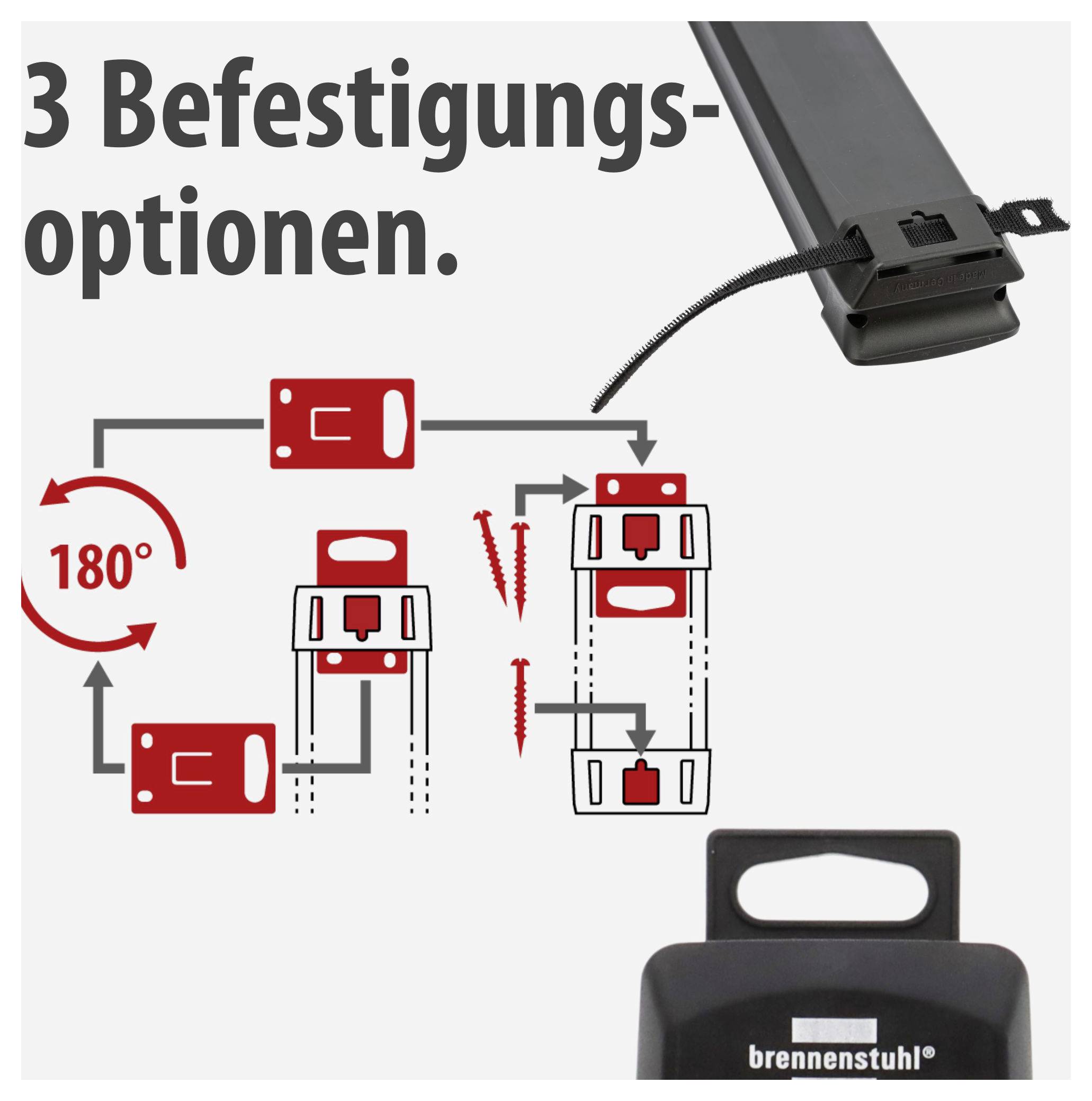 Brennenstuhl 1951160608 Power strip (+ switch) Black PG connector 1 pc(s)-4