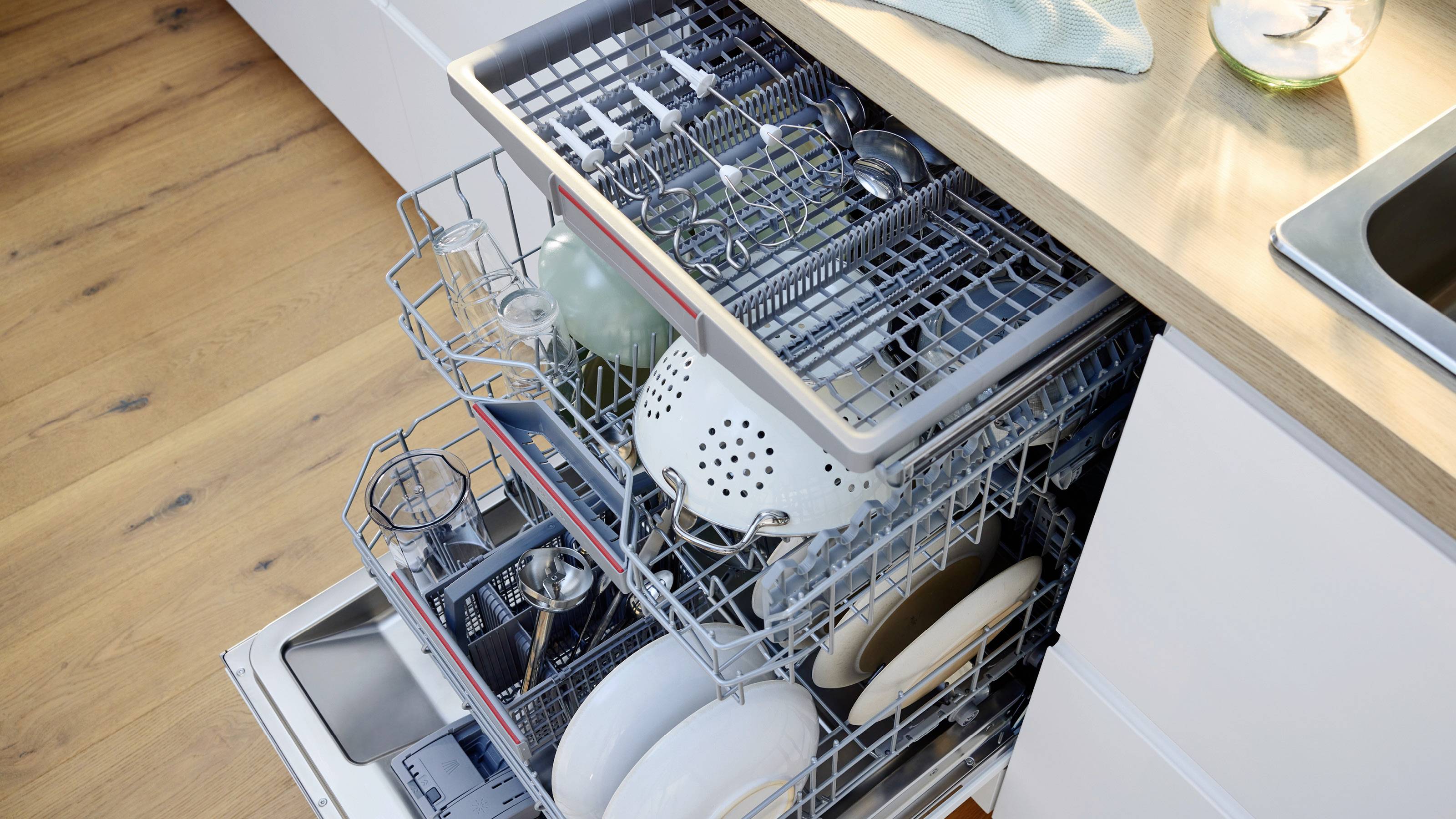 Bosch ErgoMixx 750 Watt, Edelstahl-Mixuß Hand-held mixer 750 W Black, White-10