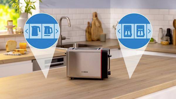 Bosch Kompakt Toaster MyMoment, Edelstahl Toaster Stainless steel-2