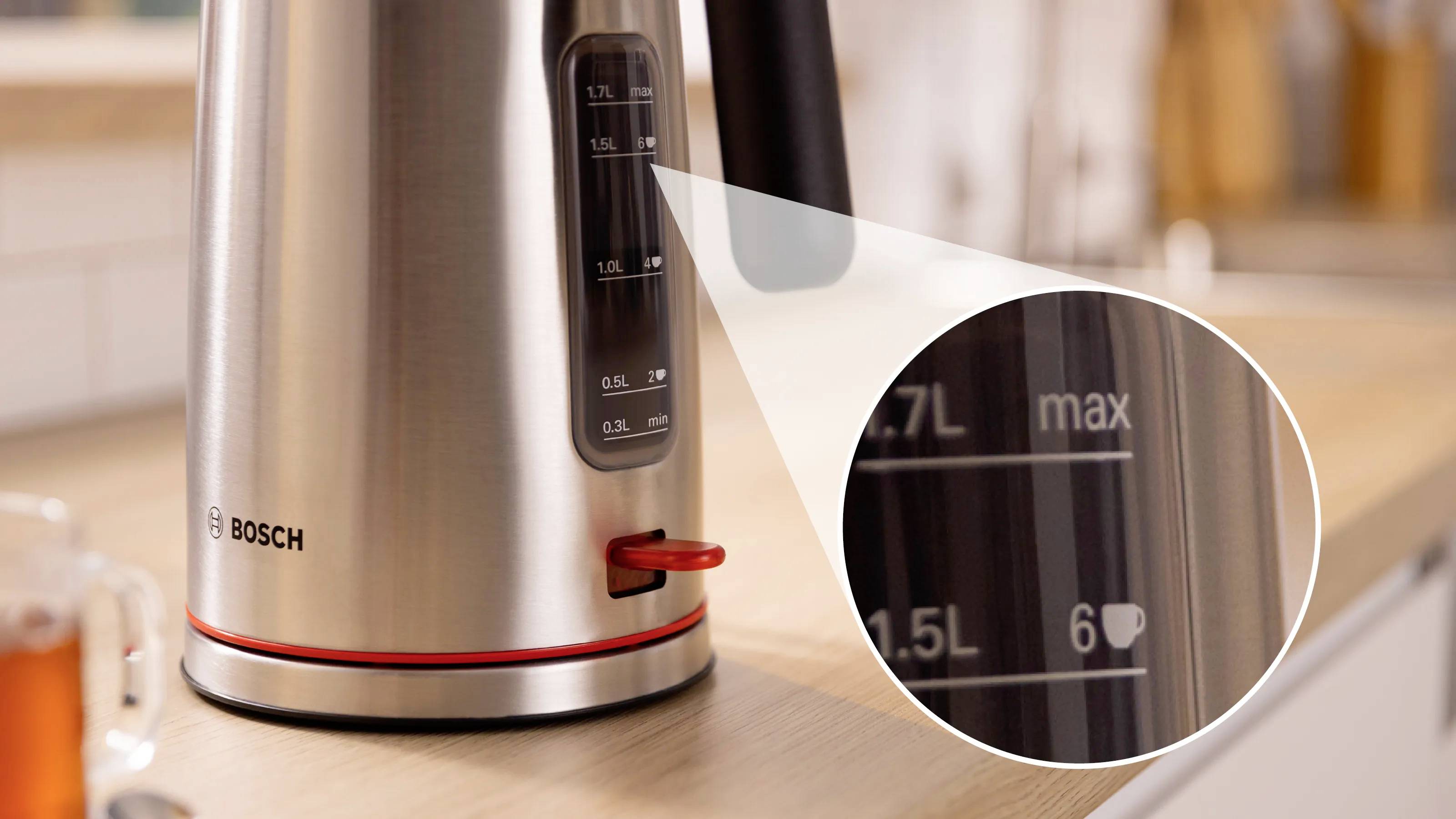 Bosch 1,7L MyMoment, Edelstahl Kettle Stainless steel, Black-4