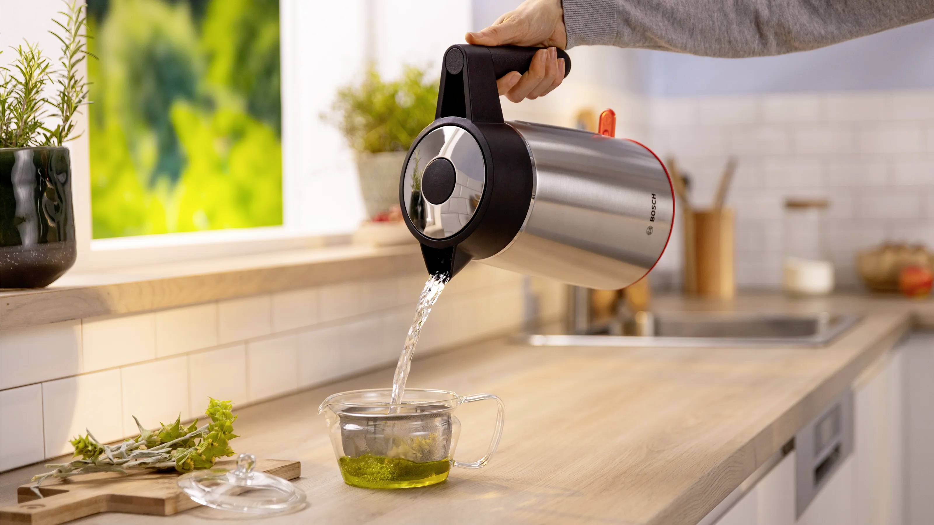 Bosch 1,7L MyMoment, Edelstahl Kettle Stainless steel, Black-5