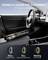 A device labeled 'Fanttik' is shown charging in a car, emphasizing a quick 2.5-hour charge with a USB-C cable. Icons indicate energy-saving, fast charging modes, and low battery alert.