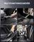 'Multifunktionszubehör': Four images show a person using a handheld vacuum cleaner with various attachments to clean a car's interior seats and floors.