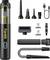Portable vacuum cleaner set with various nozzles, filters, brush, and USB charging cable, ideal for efficient cleaning in small spaces.