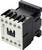 An electrical contactor with labeled terminals (11/NC, 21/NO, etc.) and specifications '230V 50/60Hz' and 'TC-GLU1-13'. Used for circuit control.