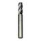 A metal cutting drill bit with spiral flutes designed for machining and shaping materials.