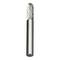 A cylindrical metal cutting tool with a textured end for grinding or shaping materials; commonly used in machining or manufacturing.