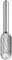 A close-up of a cylindrical burr cutting tool with a patterned surface, used for metal work.