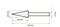 Technical drawing of a conical tool with dimensions: length 60 mm, diameter 6 mm, conical section 20 mm tall with a 10 mm base.