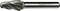 A close-up of a metal cylindrical cutting tool with spiral grooves, featuring a shiny, smooth finish. The tool is labeled 'Lukas' on its side.