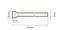 Diagram of a hardware tool with dimensions: 120 mm length, 16 mm end width, tapering to 8 mm, with a 10 mm section.