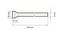 A technical drawing of a rod: overall length 120 mm, top diameter 18 mm, bottom diameter 8 mm, with an 11 mm height at top section.